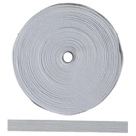 ME:NaMa 100% Cotton Seam Tape - 50 m x 10 mm - High Quality Twill Tape, Herringbone Tape, Seam Tape - Ideal for DIY Sewing - Made in Belgium - On a Roll (White)