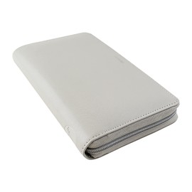 Filofax Personal Compact Saffiano Zipped Organiser Granite