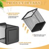 Colingmill 6 Set Slatwall Cups with Hook Black Metal Slatwall