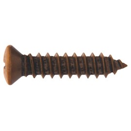 The Hillman Group 2847 6 x 1-Inch Flat Head Antique Brass Decorative Sheet Metal Screw, 30-Pack