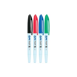 EXPO Expo Vis-a-Vis Wet-Erase Marker, Fine Point, 4-Color Set (SAN16074)