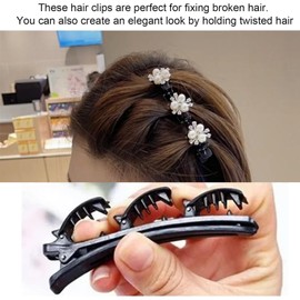 Braided Hair Clips for Woman, Hair Clips Hair Accessories for Women Hair Barrettes for Women and Girls Hair Barrettes Hair Accessories for Girls Christmas Gifts for kids Woman Girls (4 PCS)