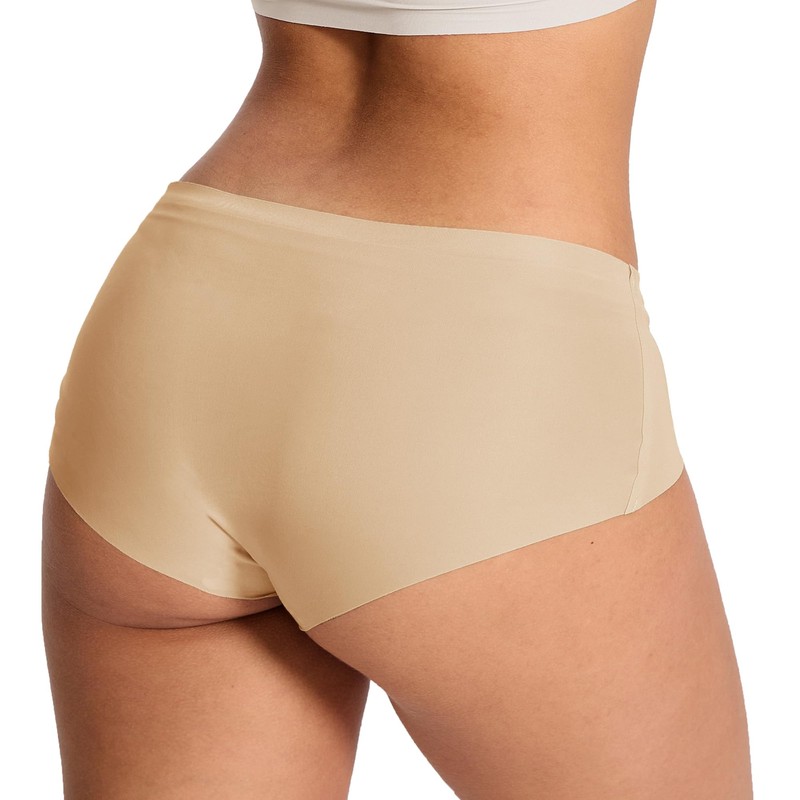 PURILINE 6 Pack Women's Underwear, Mid Waisted Seamless Panties for