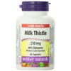 Webber Naturals Milk Thistle 60-Percent Silymarin Extract Capsule, 250mg