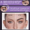 Tinte de Cejas Semi-permanente, Tattoo Brow Peel-Off, Fórmula A Prueba