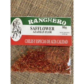 Ranchero SAFFFLOWER NATURAL PURE SPICE KASUBHA FOR ARROZ CALDO .14 oz, 4 grams