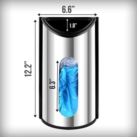Timotech Dispensador de bolsas para hogar y cocina para fácil acceso | Accesorio de cocina y hogar, dispensador empotrable para surtir bolsas, dispensador de acero inoxidable para bolsas