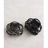 VINGTAINE Rose Hair Claw Openwork Pattern Simple Office Hair Clip