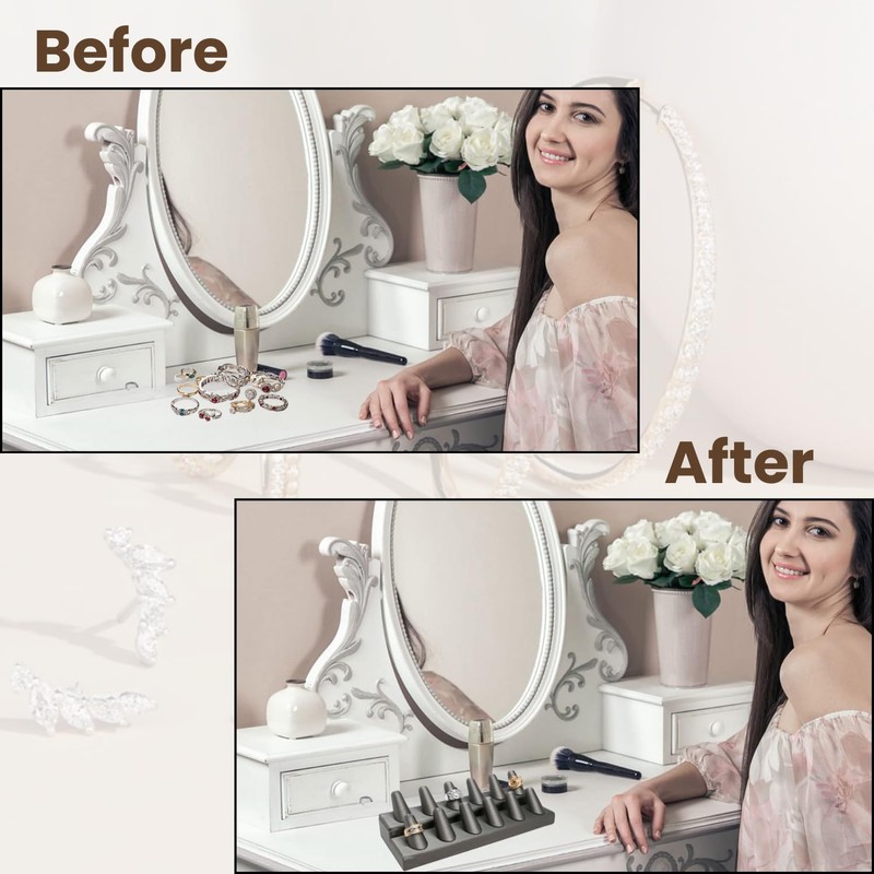 Exhibidor de anillos.