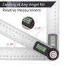 GemRed Digital Protractor Stainless Steel 600 mm Angle Gauge with