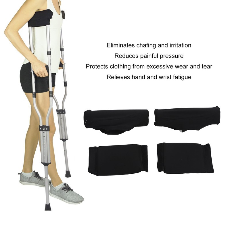 Crutch Pads Underarm Padding Slip Resistant Soft Crutch Accessories for