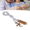 12pcs Afghan Rug Crochet Hook Handicraft Carbonized Bamboo Tunisian Crochet