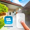 Eaxus® Wireless Doorbell, 52 Melodies, LED Display, IP56 Waterproof, for