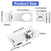 Mechanical Password Rotary Hasp Locks, Cabinet Combination Lock, Door Security