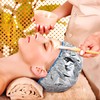 2 Pcs Aluminum Foil Deep Conditioning Hair Cap Reusable Heat