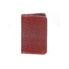 Scully Croco Leather Personal Blank Paged Noter (Brown)