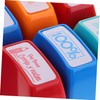FUNOMOCYA 8pcs Colorful Teacher Stamp Grading Classroom Essentials to Boost