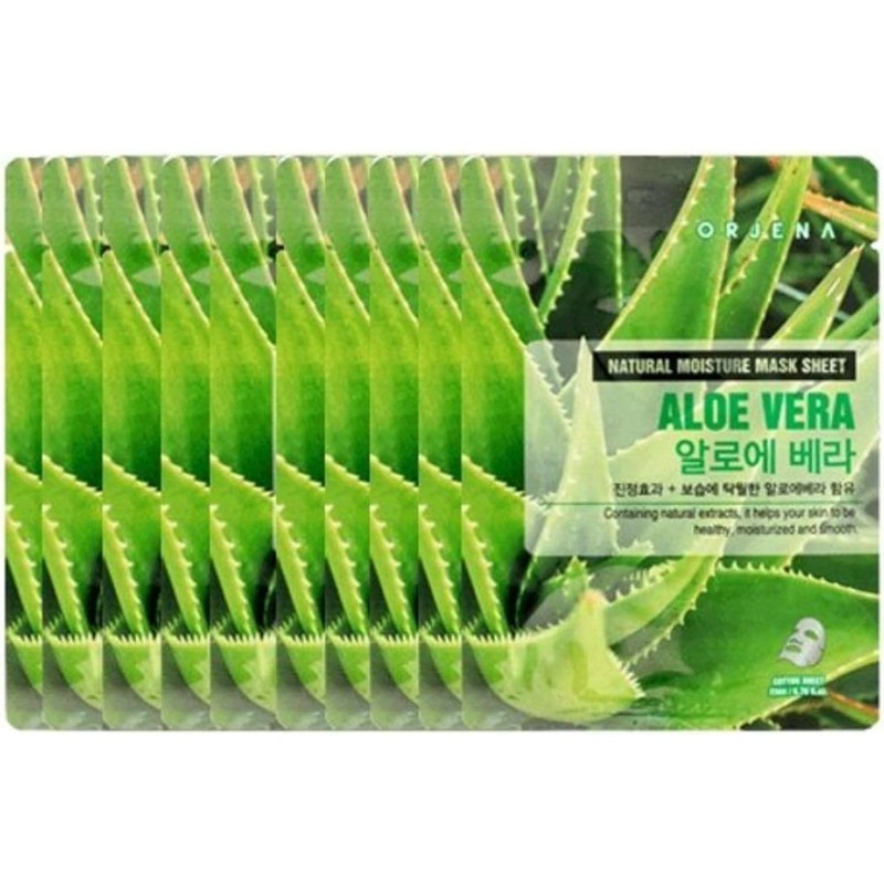 ORJENA Natural Moisture Aloe Vera Mask Sheet 25ml - Mascarilla