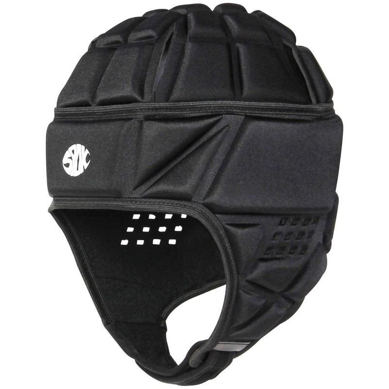 SPOX EB-8005 BK M Head Guard, Men's WORLD RUGBY Certified,