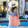 KABAQOO Large Beach Bag Waterproof Sandproof Tote Bag for Women