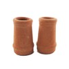 Melody Jane Dolls House Round Chimney Pots Terracotta Small1:12 Scale