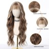 Esmee Long Wavy Brown with Highlight Wigs for Women Natural