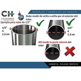 Regatón Tapón Redondo Tipo Barril de Hule de 1/2" Paq. 12 pzas.