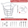 (6 Pack) TunaMax White Fire Sprinkler Head Cage Guard for