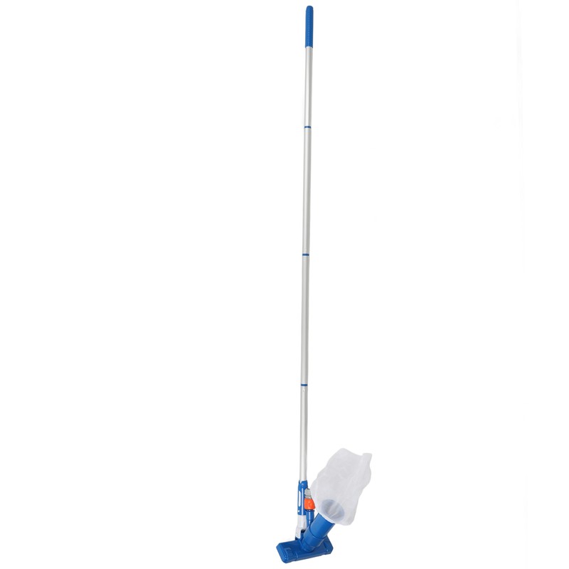 Portable Pool Vacuum Jet with 4 Section Poles Underwater Cleaner