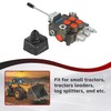 findmall 2 Spool 21GPM 3625PSI Hydraulic Directional Control Valve, SAE