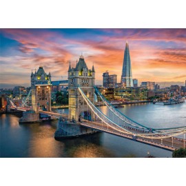 Clementoni Jigsaw Puzzle Collection - London Twilight 1500 Pieces - Poster Included, Puzzle For Adults 14-99 Years, Gift For Men/Women, City, London, Uk, Made In Italy, 31715