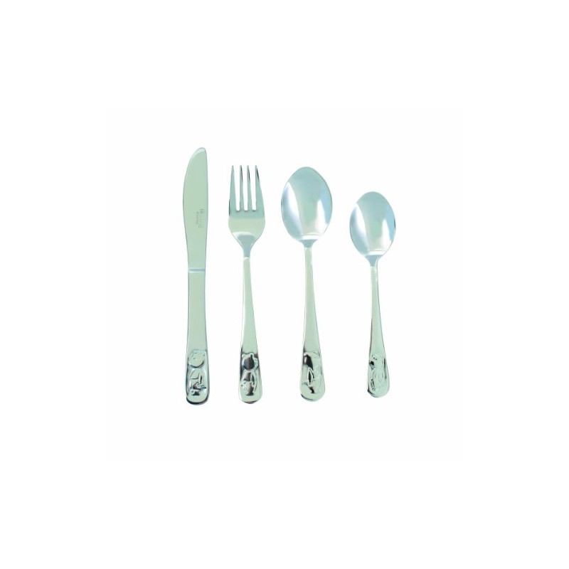 Michelangelo 376007 4-teilig Kinderbesteck Modell Bär im Etui