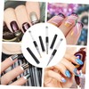 FOMIYES 3pcs Nail Art Brush Handle Drawing Pens for Manicure