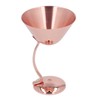 150ml Stainless Steel Martini Cocktail Glass Copper Plated Metal Wine