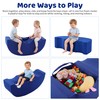 BALAPET Kids Sensory Rocking Chair, 2-Person Foam Seesaw, Navy Blue