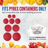 Replacement Lids for Pyrex Containers (2) 1-Cup (3) 2-Cup (2)