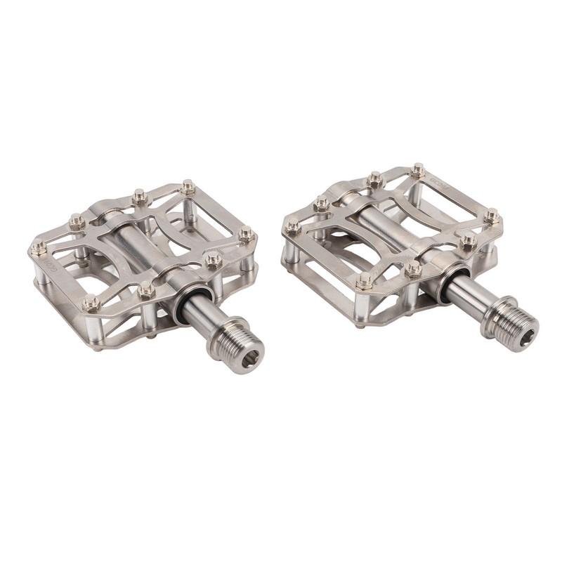 2PCS Folding Bike Pedals Ti Alloy Non Slip 3 Sealed