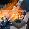 SEWOART Heart-shaped graphite mould, melting mould for gold, silver, copper,