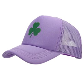 Generisch Men's Breathable Mesh Summer Hat Newsboy Beret Cap Cabbie Flat Cap Che Hat, purple, Unit size