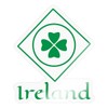 Spreadshirt Ireland Shamrock Sticker, 10 x 10 cm, Transparent Glossy