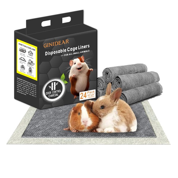 GINIDEAR GINIDEAR Guinea Pig Bedding, Disposable Guinea Pig Cage Liners,