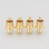 16Pcs Gold Plated RCA Caps Plug Short-Circuit Shielding Socket Protect