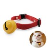 Breakaway Cat Collar Strip Bell，Safety Quick Release Cat Collars,Double Velvet