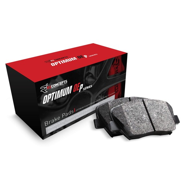 R1 Concepts Rear Optimum Oep Series Brake Pad With Rubber