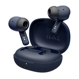 AIHOOR Wireless Earbuds for Music and Sports, Bluetooth 5.3 in-Ear Headphones with Extra Bass Built-in Mic Touch Control 30hr Battery Earphones, Waterproof (Pink)