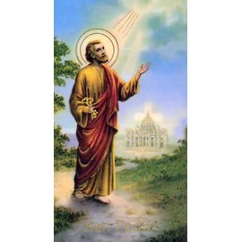 St. Jude Store La Sombra de San Pedro A - Laminated holy card - Pack of 25