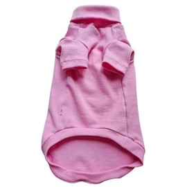 Sphynx Hairless Cat Clothes Turtleneck Sweater - Soft Cotton Breathable Pullover for Cats & Small Dogs, Devon Rex, Cornish Rex, Bambino Peterbald and Elf (Pink L)