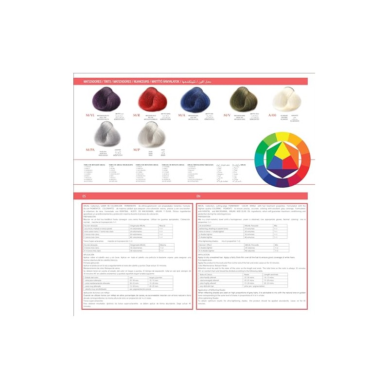 ARUAL - COSMETICA PROFESIONAL Arual tinte # 8 rubio claro