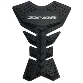 Motorcycle Grey Gas Fuel Tank Pad Protector Anti-Slip Rubber Guard Compatible With Kawasaki ZX10R ZX-10R ZX10RR