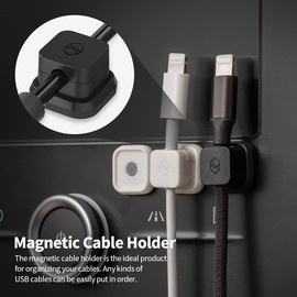 Sinjimoru Cable Storage Clip Holder, Magnetic Cable Holder